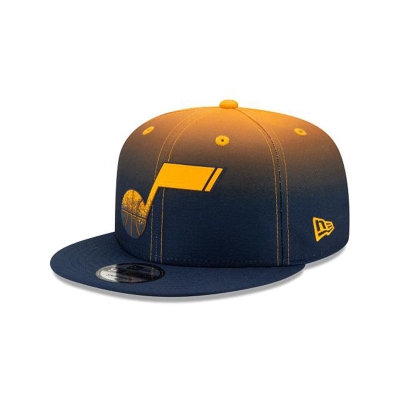 Utah Jazz Gorra | New Era NBA Back Half 9fifty Snapback Cap Mexico - Azules